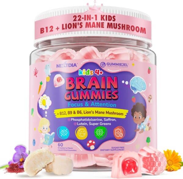 Kids Brain Gummies with Lion's Mane Mushroom