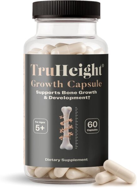 
TruHeight Growth Capsules - Tall Nutrition for Natural Growth Supplement for Kids & Teens