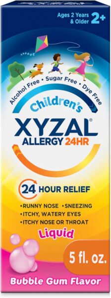 Xyzal Children's 24 Hour Allergy Relief Medicine for Kids Xyzal Children's 24 Hour Allergy Relief Medicine for Kids