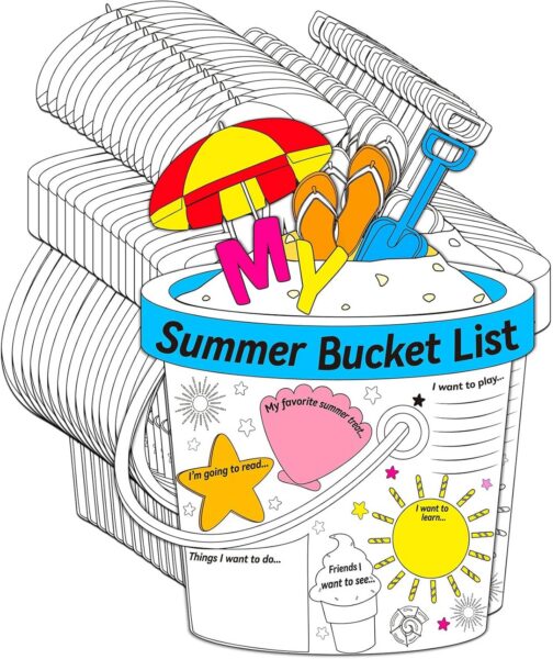 
CHUNNIN 40 PCS Summer Activity Poster for Kids & Classroom