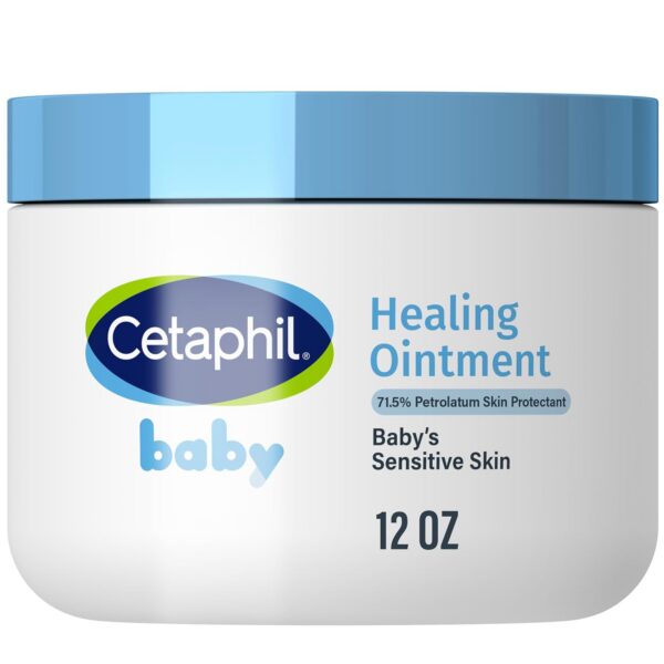 Cetaphil Baby Healing Ointment, Diaper Rash Ointment Soothes and Protects Baby's Irritated Skin, Skin Protectant For Dry Skin, 12oz Cetaphil Baby Healing Ointment, Diaper Rash Ointment Soothes and Protects Baby's Irritated Skin, Skin Protectant For Dry Skin, 12oz