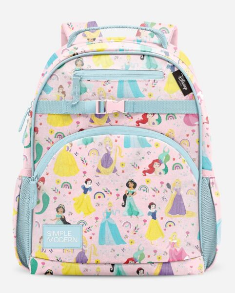 Simple Modern Disney Princess Kids Backpack for School, Girls, Boys