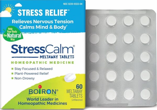 Boiron StressCalm Tablets for Relief of Stress Boiron StressCalm Tablets for Relief of Stress